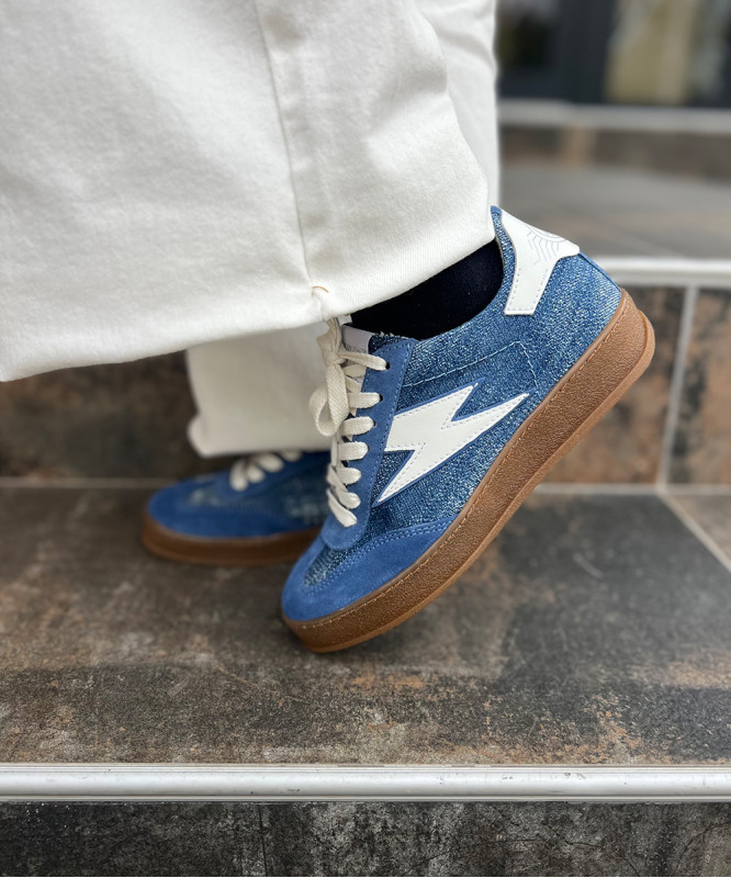 Semerdjian - baskets denim effet usé risy