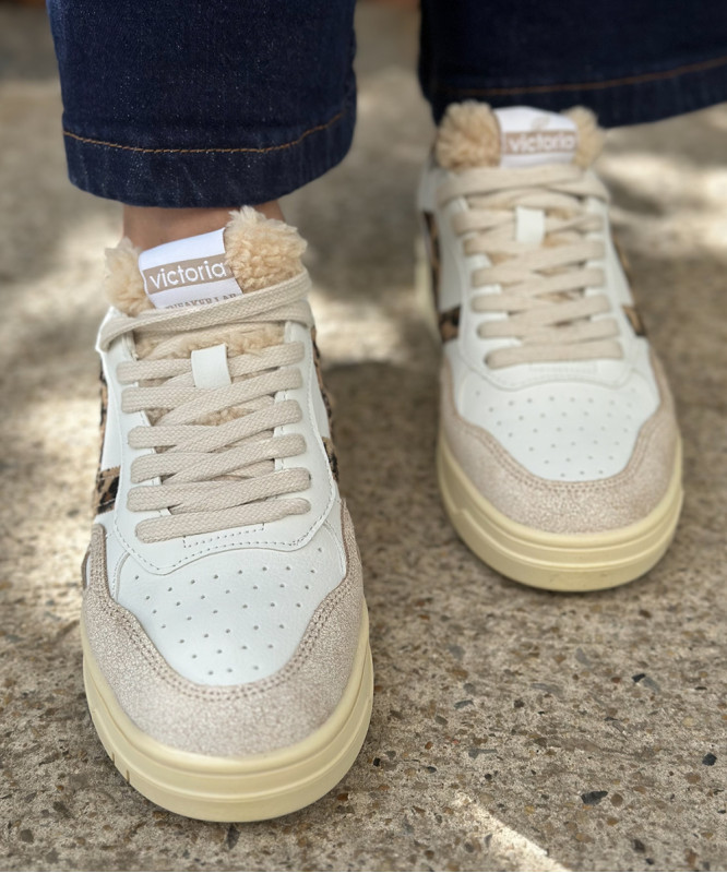 Baskets Victoria languette moumoute