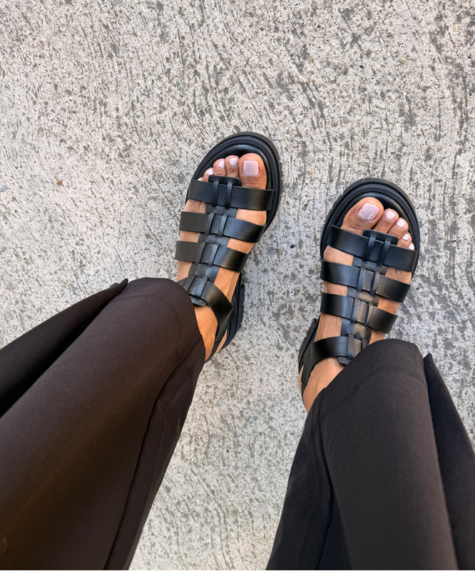 Sandales Semerdjian noires